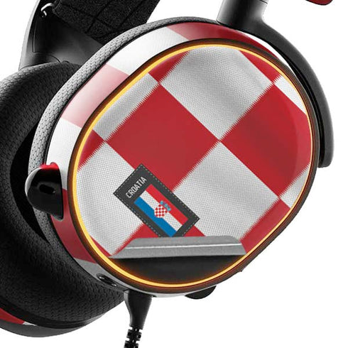 Croatia Soccer Flag SteelSeries Arctis 5 Skin
